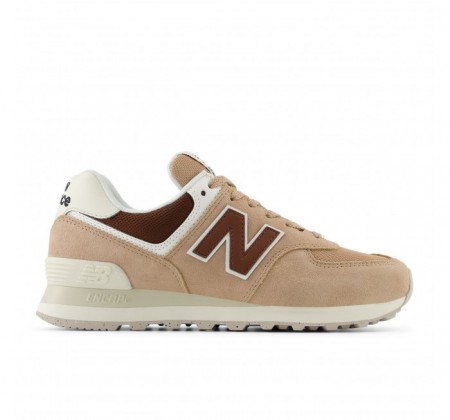 New Balance 574 Women s Flat Taupe Rich Oak 9.5 B