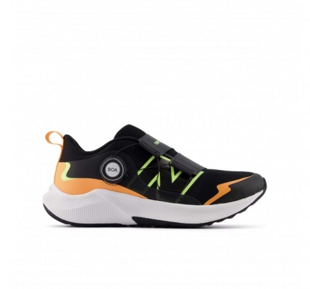 New Balance Big Kids DynaSoft Reveal v4 BOA Black/Bleached Lime Glo/Hot Mango